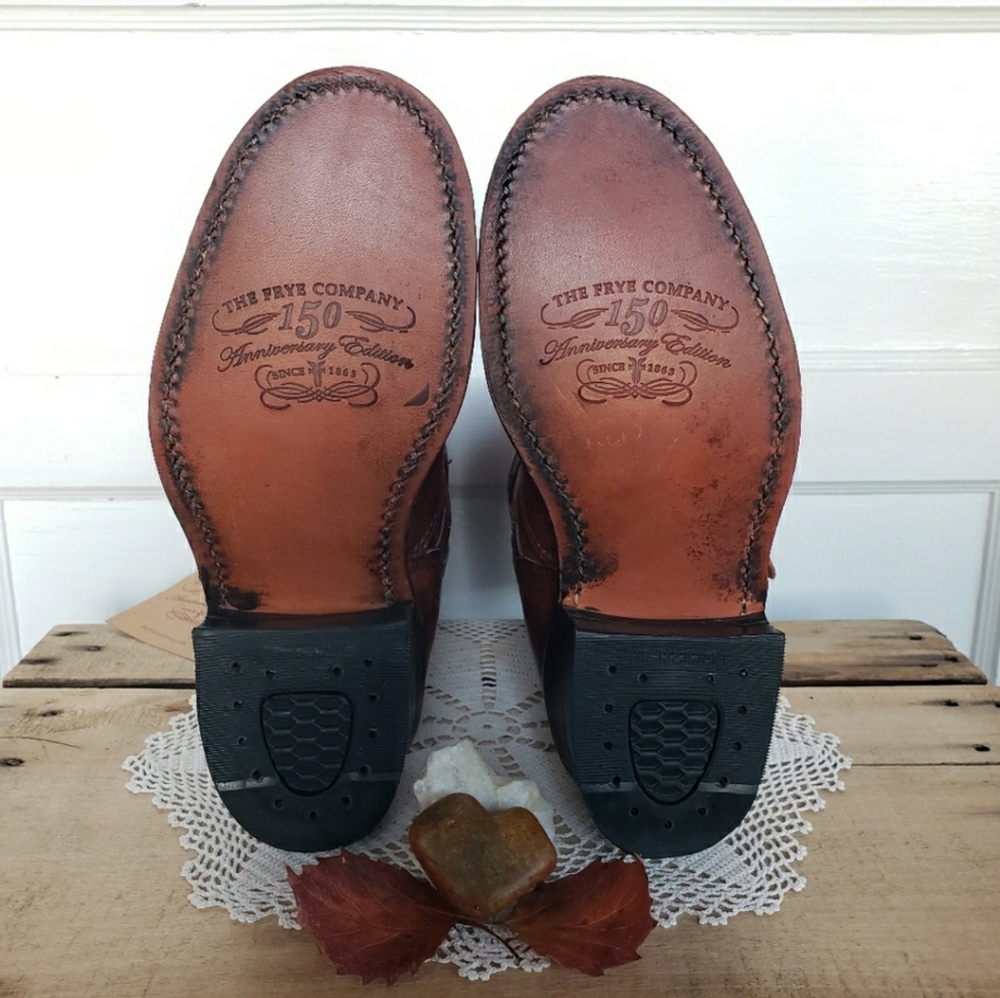 FRYE Stars & Stripes Anniversary Patriotic Black Label Americana USA Campus Boho - Picture 5 of 12